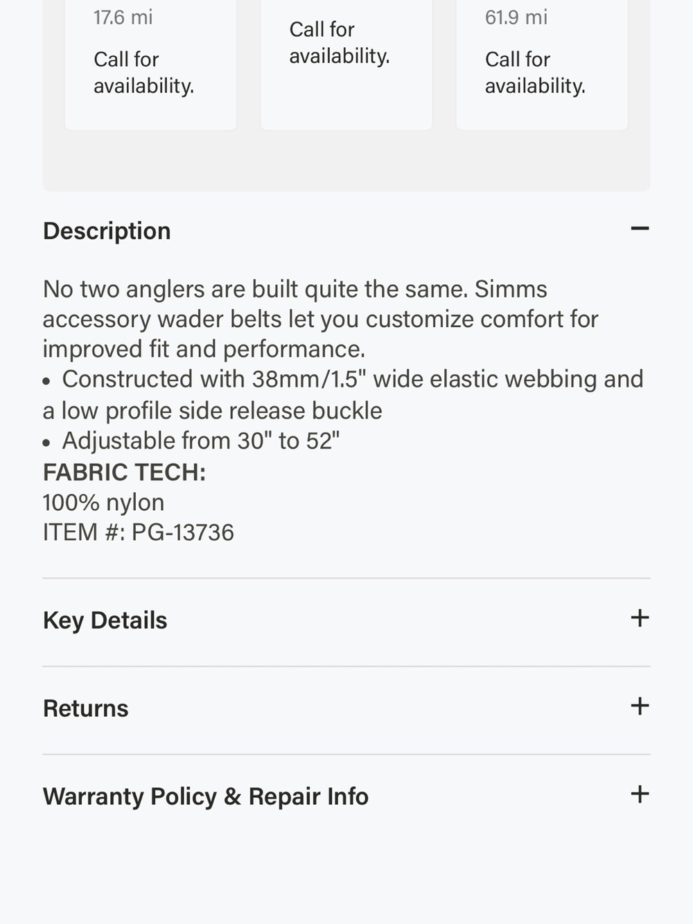 Pink Simms Fishing Wading Belt - Picture 3 of 4